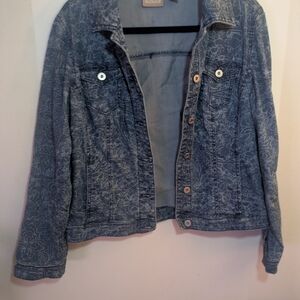 Chico's Blue Jean Jacket Classic Denim Style